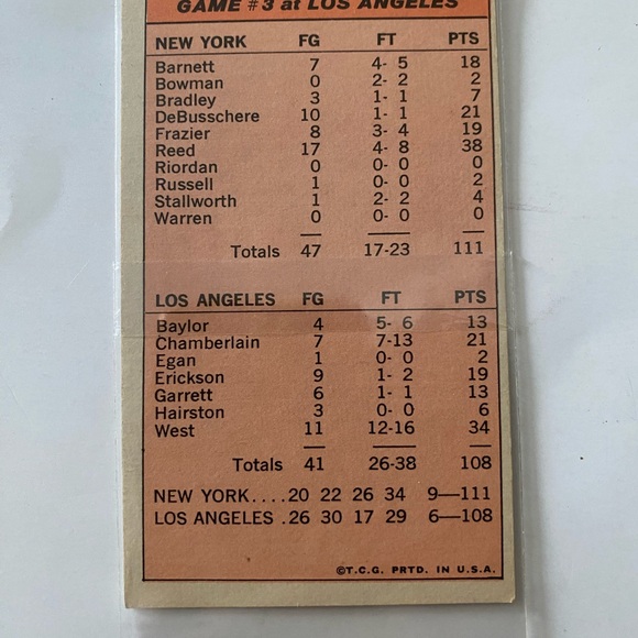 Topps Basketball Card - Picture 3 of 3